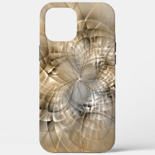Earth Tones Abstract Modern Fractal Art Texture iPhone 12 Pro Max Case