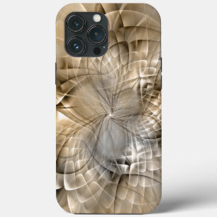 Earth Tones Abstract Modern Fractal Art Texture iPhone 13 Pro Max Case