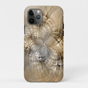 Earth Tones Abstract Modern Fractal Art Texture iPhone 11 Pro Case