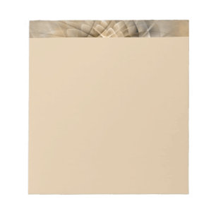 Earth Tones Abstract Modern Fractal Art Texture Notepad