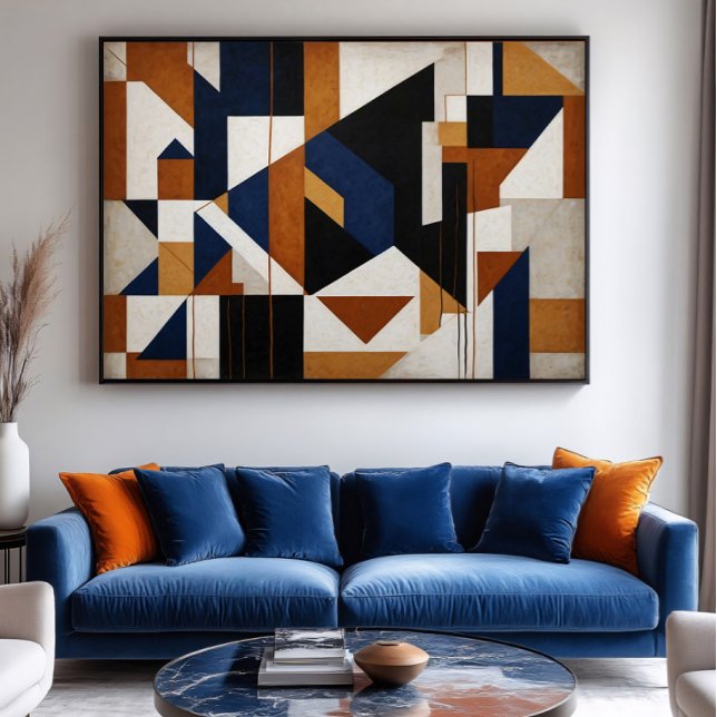 Earth Tones and Blue Poster (Creator Uploaded)