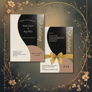 earth tones simple boho chic wedding 