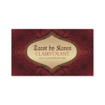 Earth Tree Life Tarot Business Cards