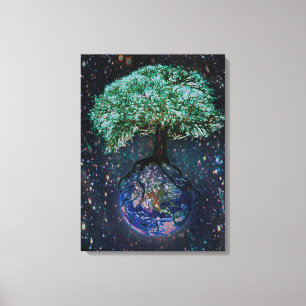 Earth Tree of Life Canvas Print