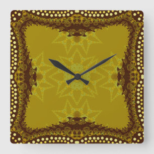 Earth Tribal Forest Wall Clock