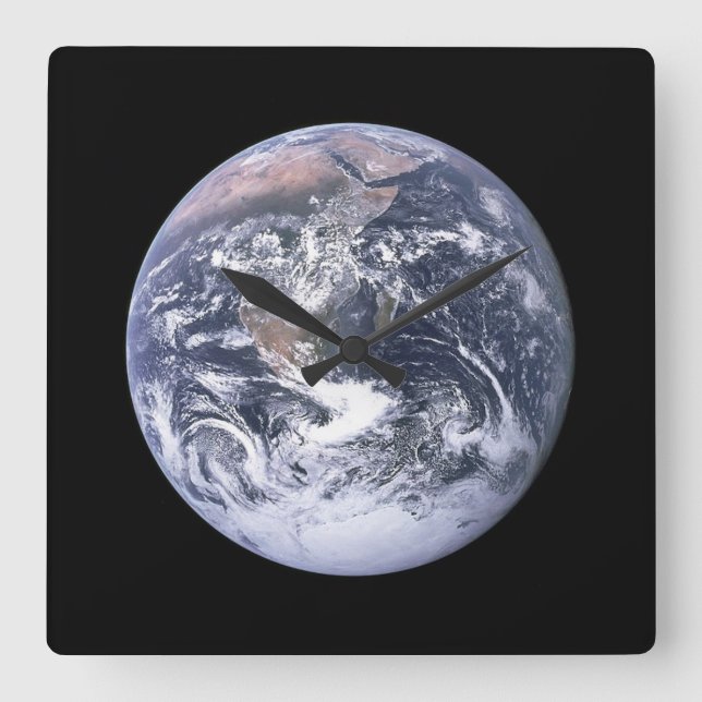 EARTH   WALL CLOCK (Front)
