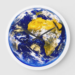 Earth Wall Clock