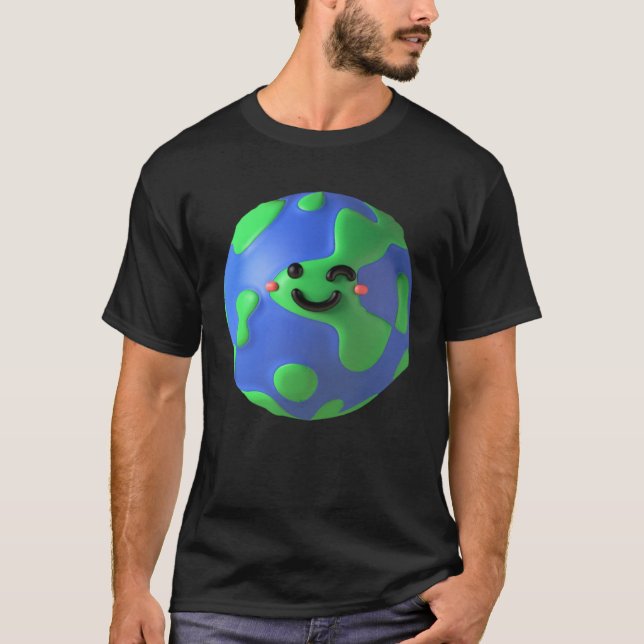 Earth winking T-Shirt (Front)