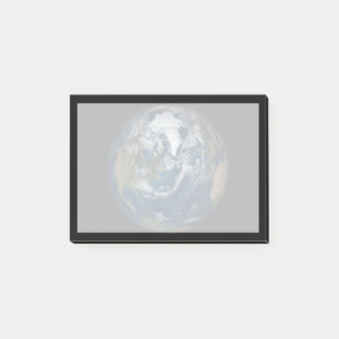 Earth With Clouds And Sea Ice 2 Post-it Notes