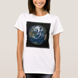 Earth With Clouds And Sea Ice 2 T-Shirt