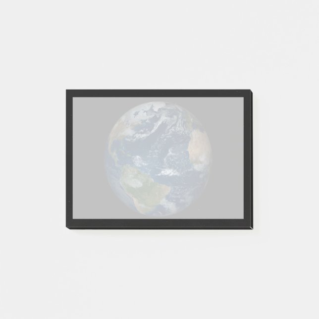 Earth With Clouds And Sea Ice Post-it Notes (Front)