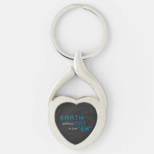 Earth without Art Keychain