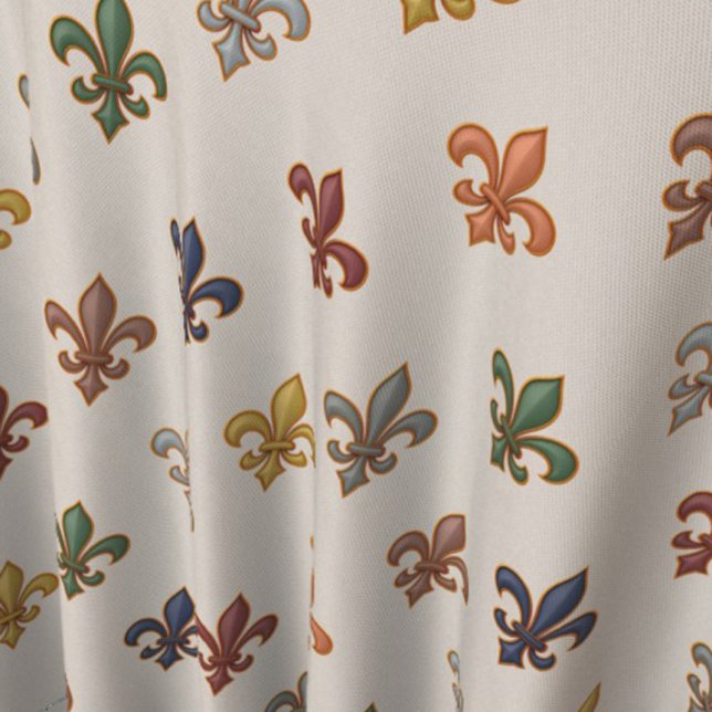  Earth Woodlands Fleur-de-lis Design Light  Fabric (Creator Uploaded)