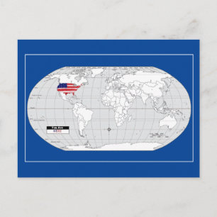Earth, You Are Here Postcard
