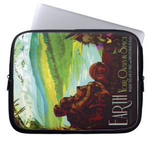 Earth - Your Oasis in Space Laptop Sleeve