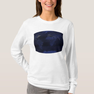 Earth�s human-generated nighttime light T-Shirt