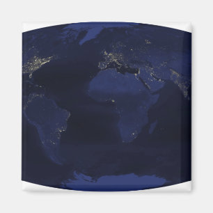 EarthÃ¯Â¿Â½s human-generated nighttime lights Magnet