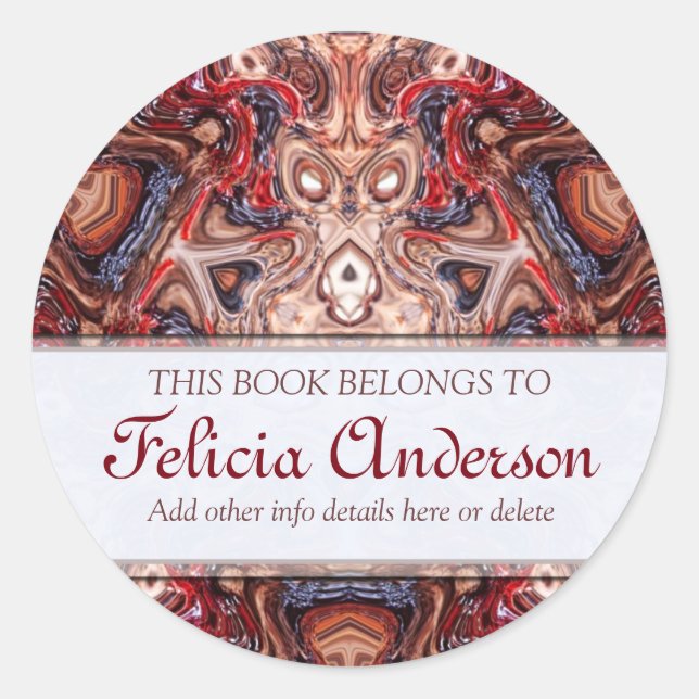 Earthalia : Bookplate Label (Front)