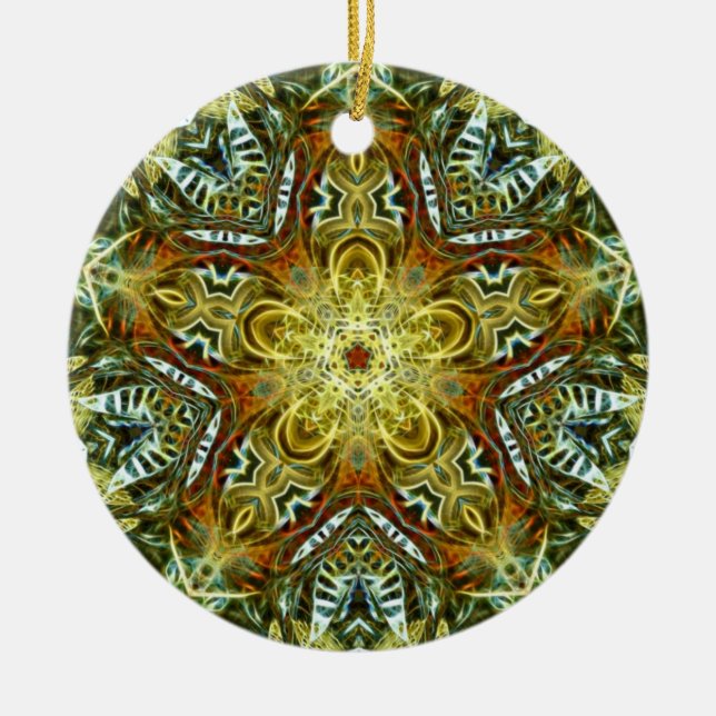 Earthania Star : Geometric Art Ornament (Front)