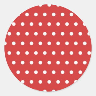 Earthberry points red (several products selected) classic round sticker