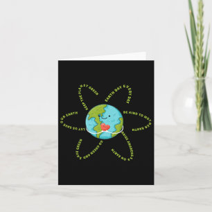 Earthday Everyday 54th Anniversary Earth Day Women Card