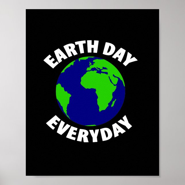 Earthday everyday  poster (Front)