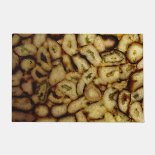 Earthen Green gold Quartz Agates Doormat