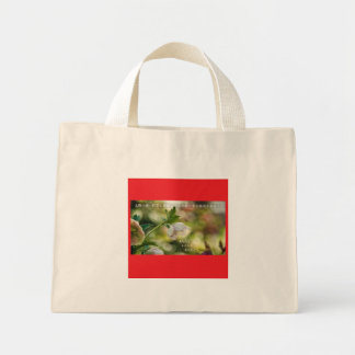 Earthlight and Healing Japanese Flowers and Poetry Mini Tote Bag