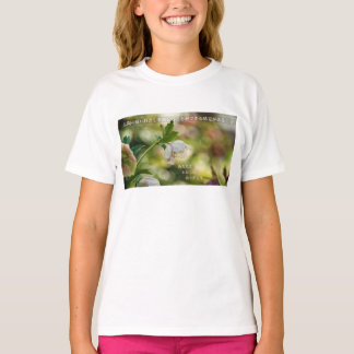 Earthlight and Healing Japanese Flowers and Poetry T-Shirt