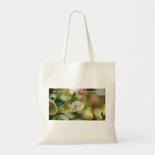 Earthlight and Healing Japanese Flowers and Poetry Tote Bag