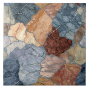 Earthly Tone Marble Pattern Tile