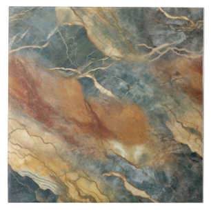 Earthly Tone Marble Pattern Tile