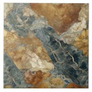 Earthly Tone Marble Pattern Tile