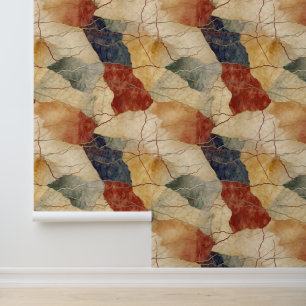 Earthly Tone Marble Pattern Wallpaper