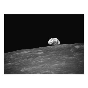 Earthrise from Apollo 8 Moon Mission Photo Print