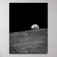 Earthrise from Apollo 8 Moon Mission