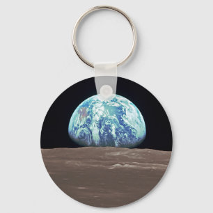 Earthrise from the Moon Keychain