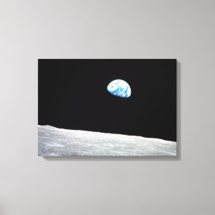 Earthrise - The Lunar Perspective Canvas Print