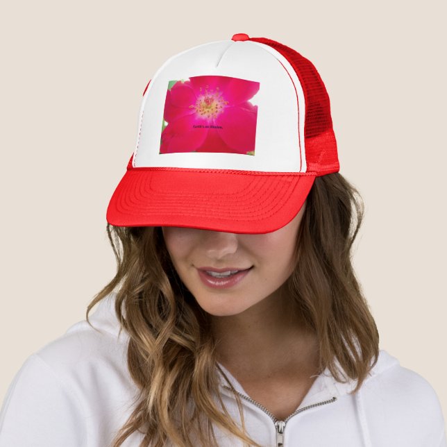 Earth's an Illusion Trucker Hat (In Situ)