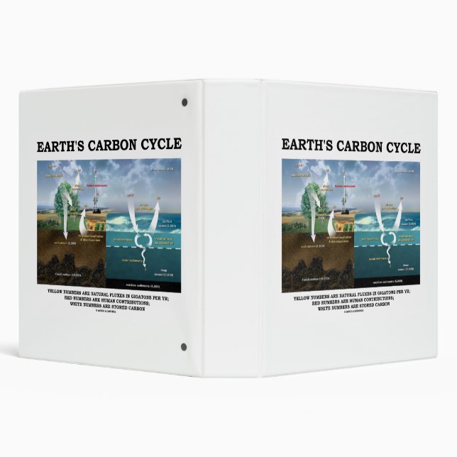 Earth's Carbon Cycle Earth Science Environmental Binder (Background)