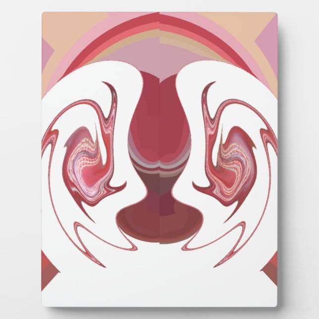 Earth's Embers: Textured Tapestry of Africa Plaque (Front)