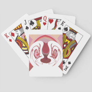 Earth's Embers: Textured Tapestry of Africa Playing Cards