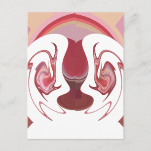 Earth's Embers: Textured Tapestry of Africa Postcard