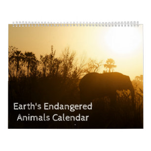 Earth's Endangered Species Calendar