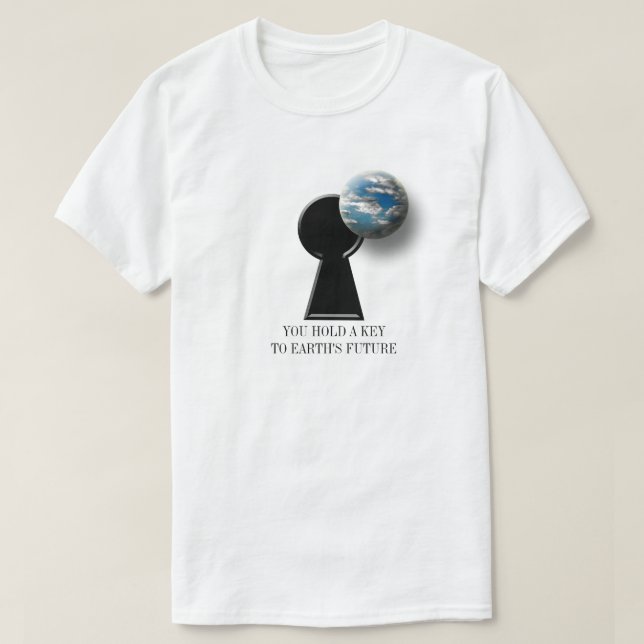 Earth's Future Environmental Activism T-Shirt (Design Front)