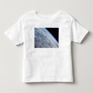 Earth's horizon against the blackness of space toddler t-shirt