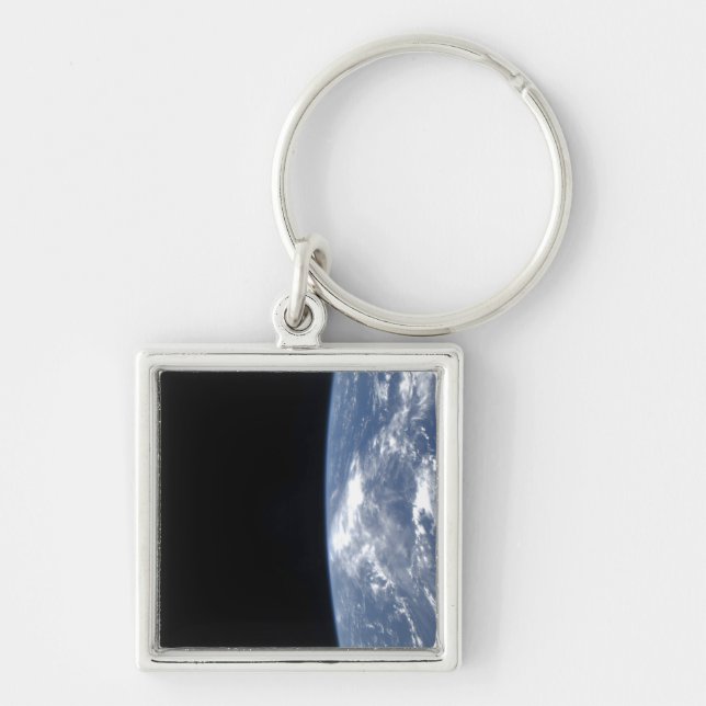 Earth's horizon and the blackness of space 2 keychain (Front)