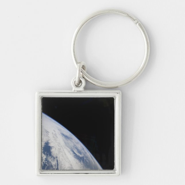 Earth's horizon and the blackness of space keychain (Front)