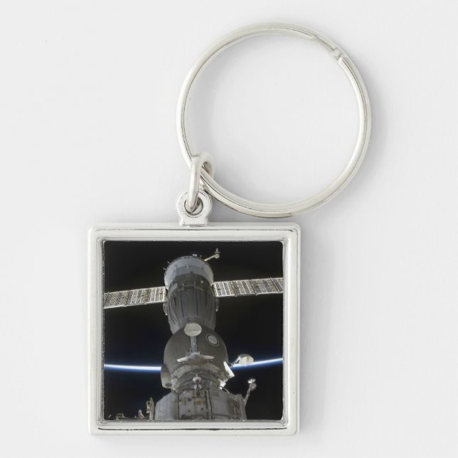 Earth's limb intersects a Soyuz spacecraft Keychain (Front)