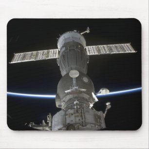 Earth's limb intersects a Soyuz spacecraft Mouse Pad